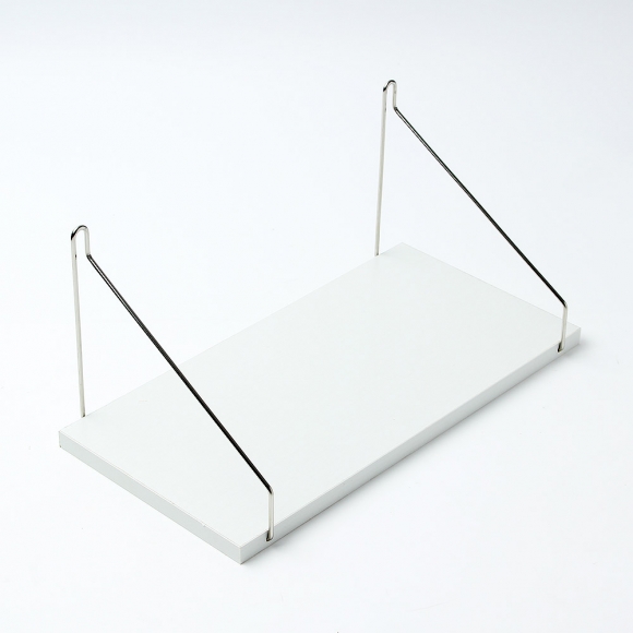 공간데코 무타공 벽선반 (40x19.5cm) (화이트)  