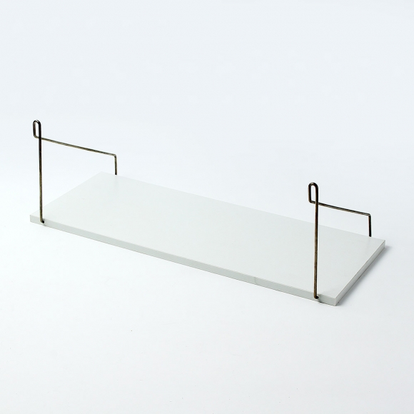 공간데코 무타공 벽선반 (50x19.5cm) (화이트)  