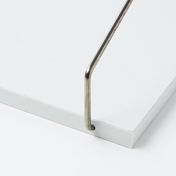 공간데코 무타공 벽선반 (50x19.5cm) (화이트)  