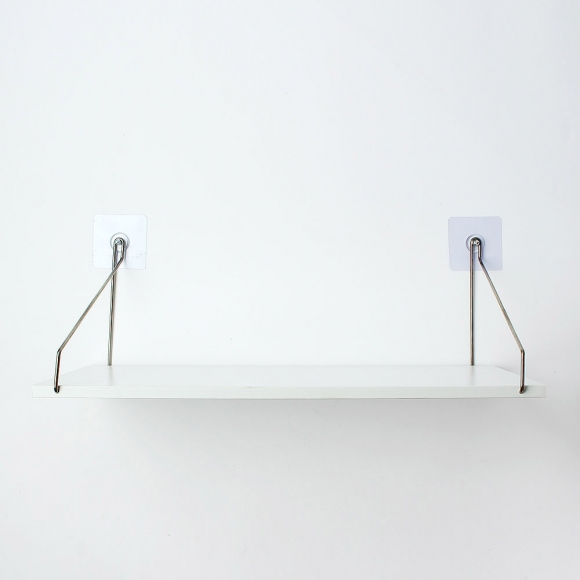 공간데코 무타공 벽선반 (50x19.5cm) (화이트)  