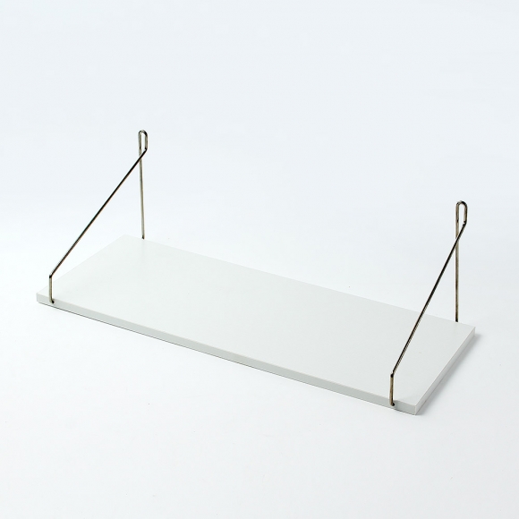 공간데코 무타공 벽선반 (50x19.5cm) (화이트)  