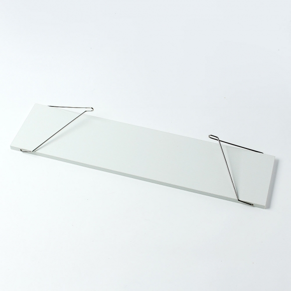 공간데코 무타공 벽선반 (60x19.5cm) (화이트)  