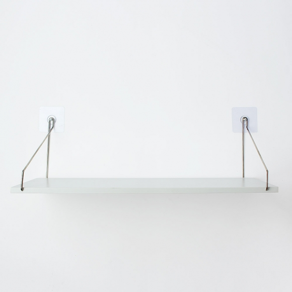 공간데코 무타공 벽선반 (60x19.5cm) (화이트)  