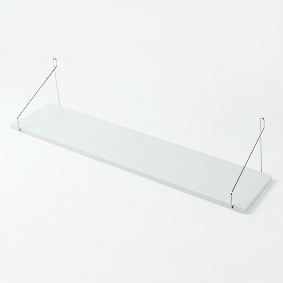 공간데코 무타공 벽선반 (60x19.5cm) (화이트)  