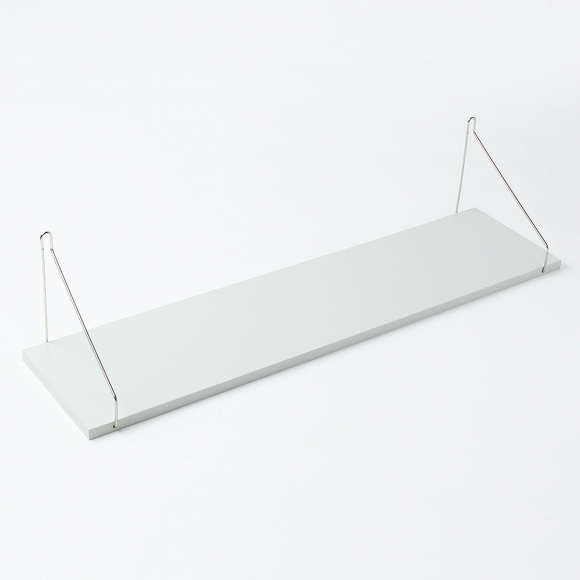 공간데코 무타공 벽선반 (60x19.5cm) (화이트)  
