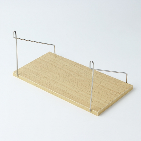 공간데코 무타공 벽선반 (30x15cm) (내추럴우드)  