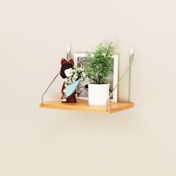 공간데코 무타공 벽선반 (30x15cm) (내추럴우드)  