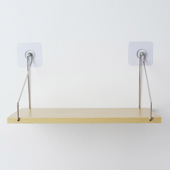 공간데코 무타공 벽선반 (30x15cm) (내추럴우드)  