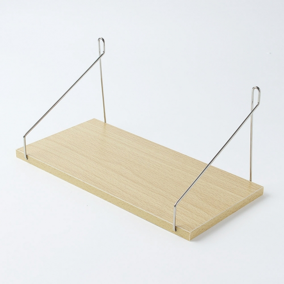 공간데코 무타공 벽선반 (30x15cm) (내추럴우드)  