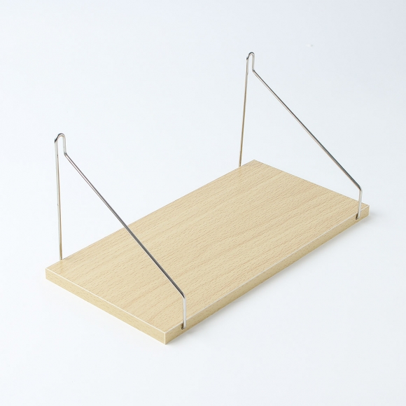 공간데코 무타공 벽선반 (30x15cm) (내추럴우드)  