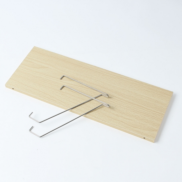 공간데코 무타공 벽선반 (40x15cm) (내추럴우드)  