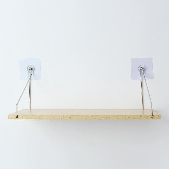 공간데코 무타공 벽선반 (40x15cm) (내추럴우드)  