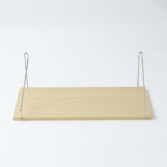 공간데코 무타공 벽선반 (40x15cm) (내추럴우드)  