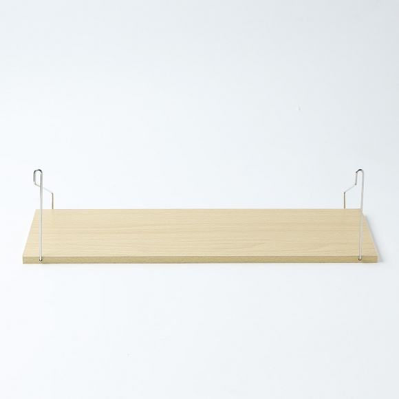 공간데코 무타공 벽선반 (50x15cm) (내추럴우드)  