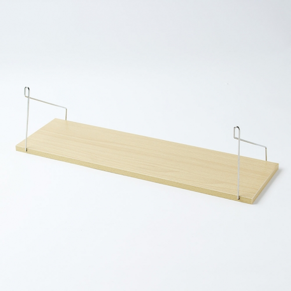 공간데코 무타공 벽선반 (50x15cm) (내추럴우드)  