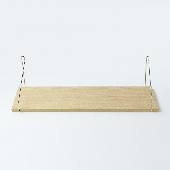공간데코 무타공 벽선반 (50x15cm) (내추럴우드)  