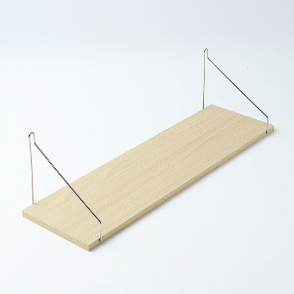 공간데코 무타공 벽선반 (50x15cm) (내추럴우드)  