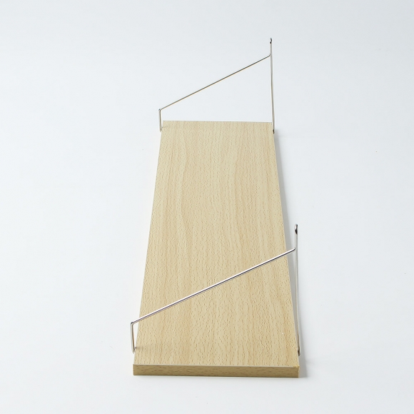 공간데코 무타공 벽선반 (60x15cm) (내추럴우드)  