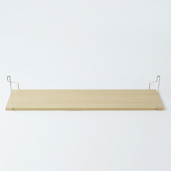 공간데코 무타공 벽선반 (60x15cm) (내추럴우드)  