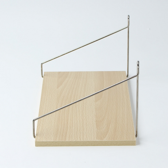공간데코 무타공 벽선반 (30x19.5cm) (내추럴우드)  