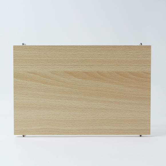 공간데코 무타공 벽선반 (30x19.5cm) (내추럴우드)  