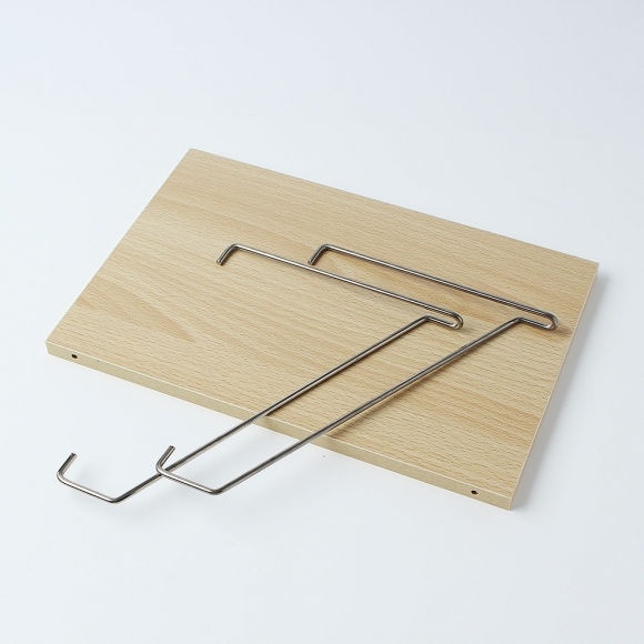 공간데코 무타공 벽선반 (30x19.5cm) (내추럴우드)  