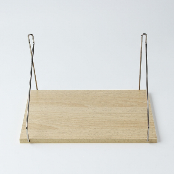 공간데코 무타공 벽선반 (30x19.5cm) (내추럴우드)  