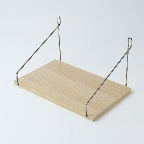 공간데코 무타공 벽선반 (30x19.5cm) (내추럴우드)  