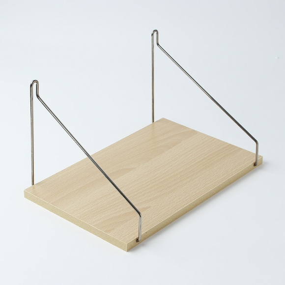 공간데코 무타공 벽선반 (30x19.5cm) (내추럴우드)  