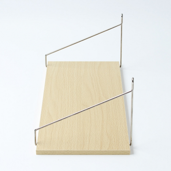 공간데코 무타공 벽선반 (40x19.5cm) (내추럴우드)  