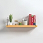 공간데코 무타공 벽선반 (40x19.5cm) (내추럴우드)  
