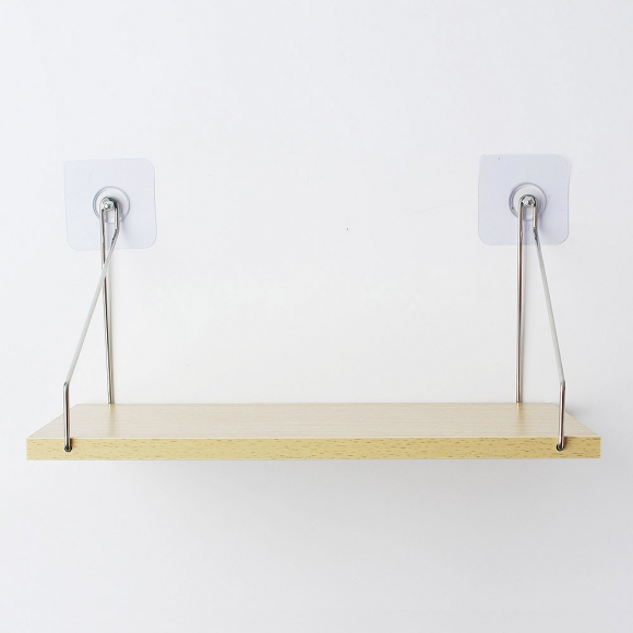 공간데코 무타공 벽선반 (40x19.5cm) (내추럴우드)  