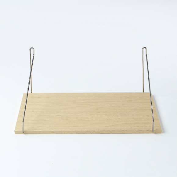 공간데코 무타공 벽선반 (40x19.5cm) (내추럴우드)  