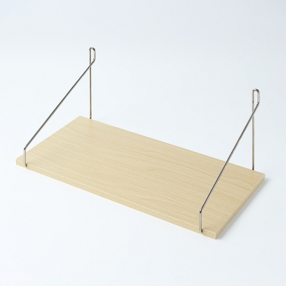 공간데코 무타공 벽선반 (40x19.5cm) (내추럴우드)  