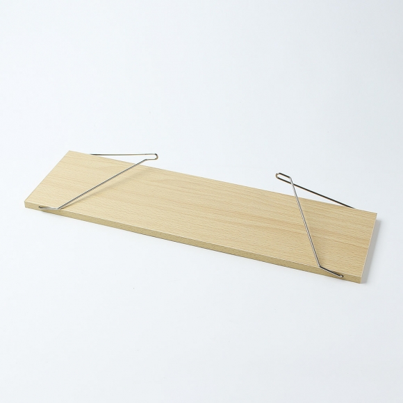 공간데코 무타공 벽선반 (50x19.5cm) (내추럴우드)   