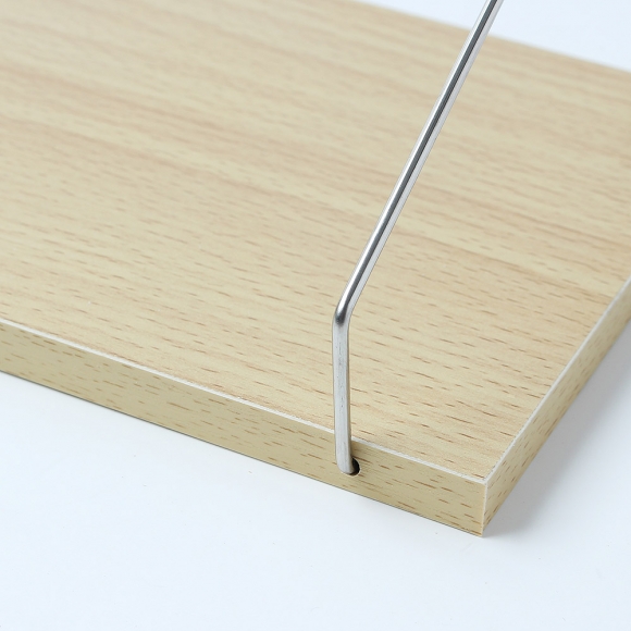 공간데코 무타공 벽선반 (50x19.5cm) (내추럴우드)   
