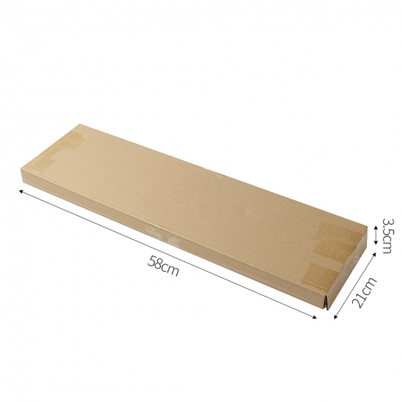 공간데코 무타공 벽선반 (50x19.5cm) (내추럴우드)   