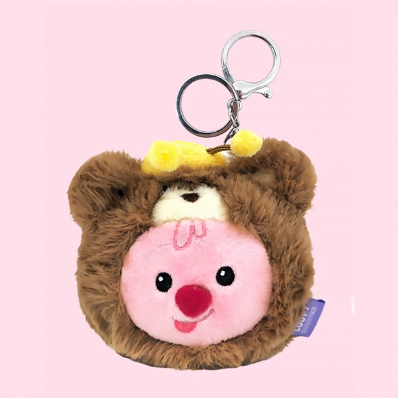 잔망루피 동물얼굴키링(곰)