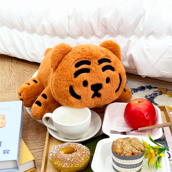무직타이거 엎드린 뚱랑이 인형(복슬ver) 