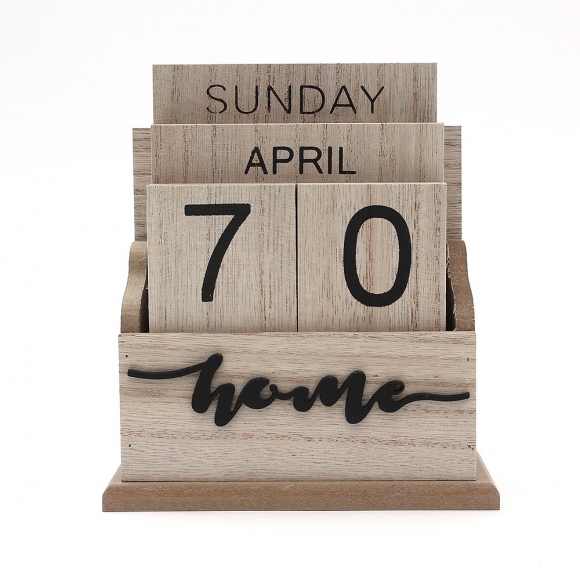 HOME 인테리어 우드달력