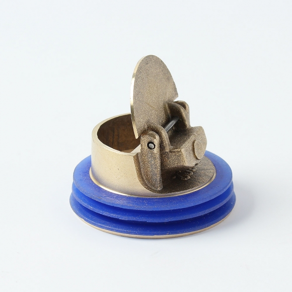 싹제로 악취 벌레차단 하수구 트랩 2p세트(황동)