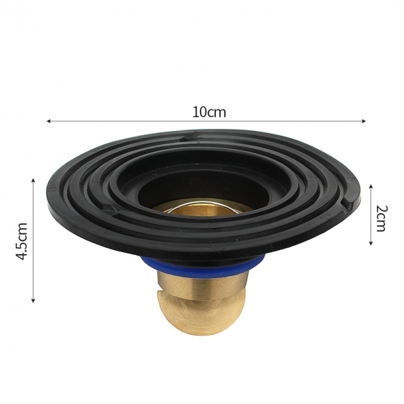 싹제로 악취 벌레차단 하수구 트랩 2p세트(황동)