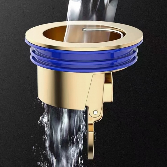 싹제로 악취 벌레차단 하수구 트랩 2p세트(황동)