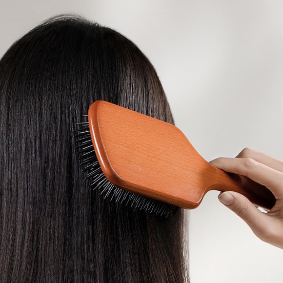 [아이리스] 쿠션 우드 헤어브러시