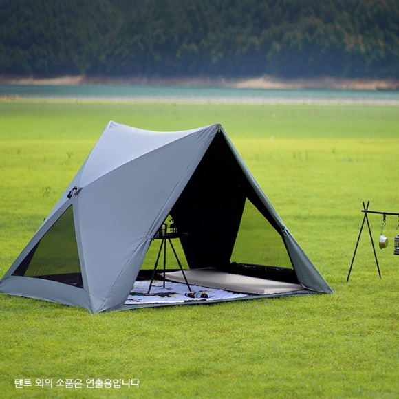 2~3인용 힐링캠핑 원터치 방수 텐트C