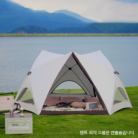 4~6인용 힐링캠핑 원터치 방수 텐트