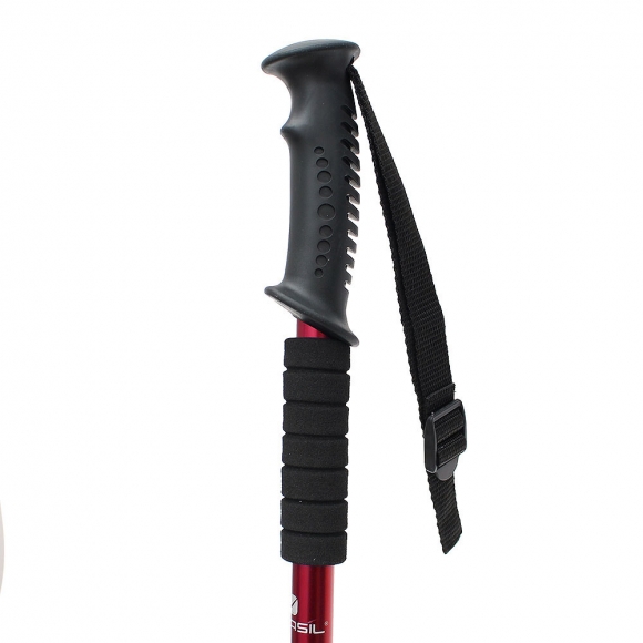 원트레킹 3단 길이조절 등산스틱(135cm) (레드)