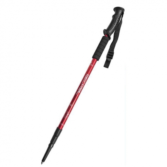원트레킹 3단 길이조절 등산스틱(135cm) (레드)