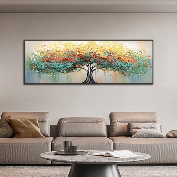인테리어 재물운 풍수지리 와이드 그림액자H(120cm)