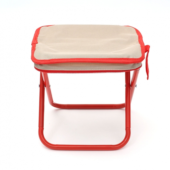 퀵셋 휴대용 접이식의자 2p세트(26cm) (레드)